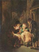 BOTH, Andries Sauberung bei Kerzenlicht oil painting